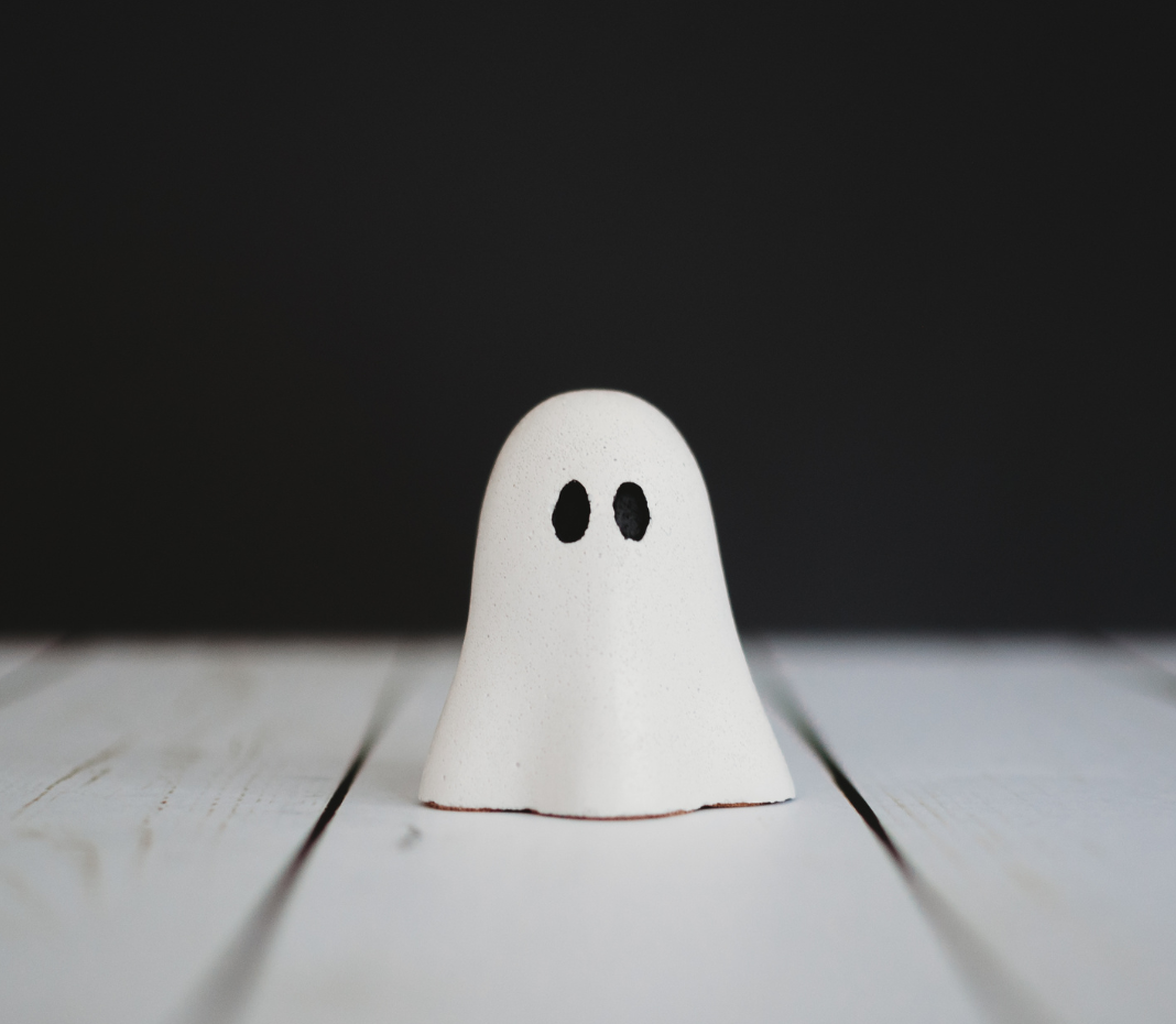 Handmade Ghost Decor | Cute Halloween Decor | Concrete Ghost Figurine
