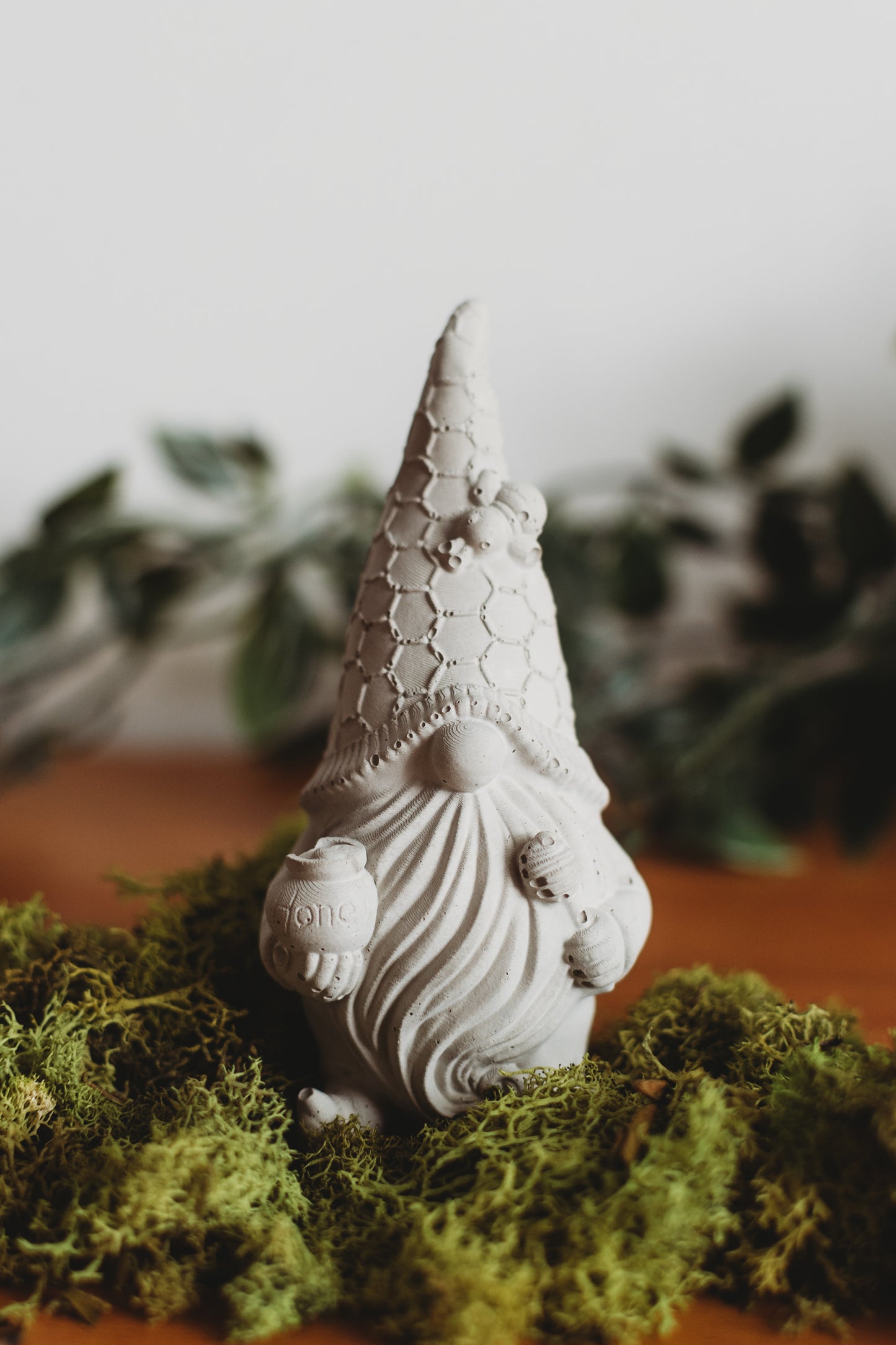 Handmade Concrete Gnome Decor: Honey Bee, Welcome Gnome, & More!