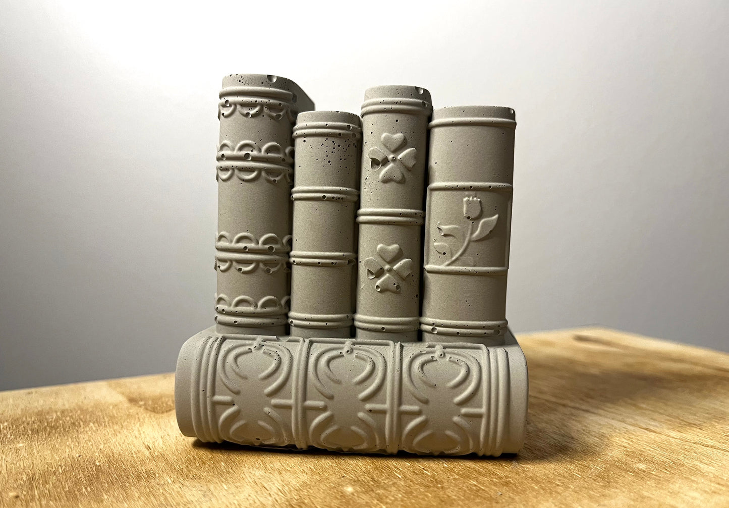 Handmade Concrete Book Decor | Paint Your Own Decor Kit | Paint Your Own Activity Set | Paint Your Own Handmade Concrete Gift Set
