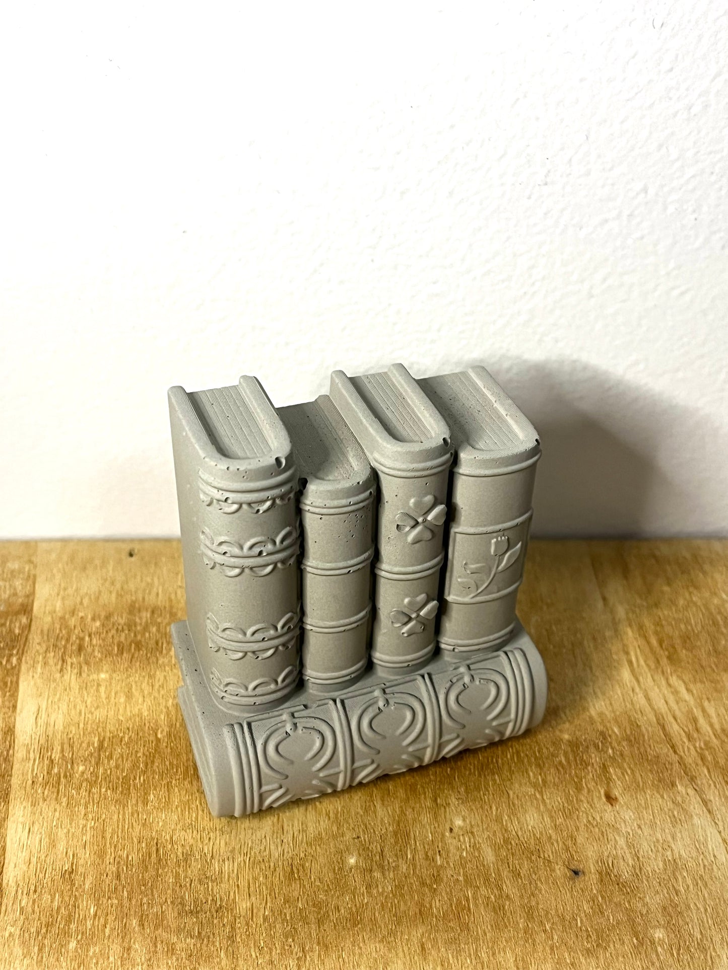 Handmade Concrete Book Decor | Paint Your Own Decor Kit | Paint Your Own Activity Set | Paint Your Own Handmade Concrete Gift Set