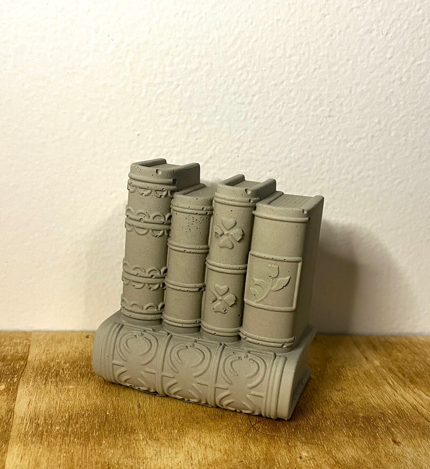 Handmade Concrete Book Decor | Paint Your Own Decor Kit | Paint Your Own Activity Set | Paint Your Own Handmade Concrete Gift Set