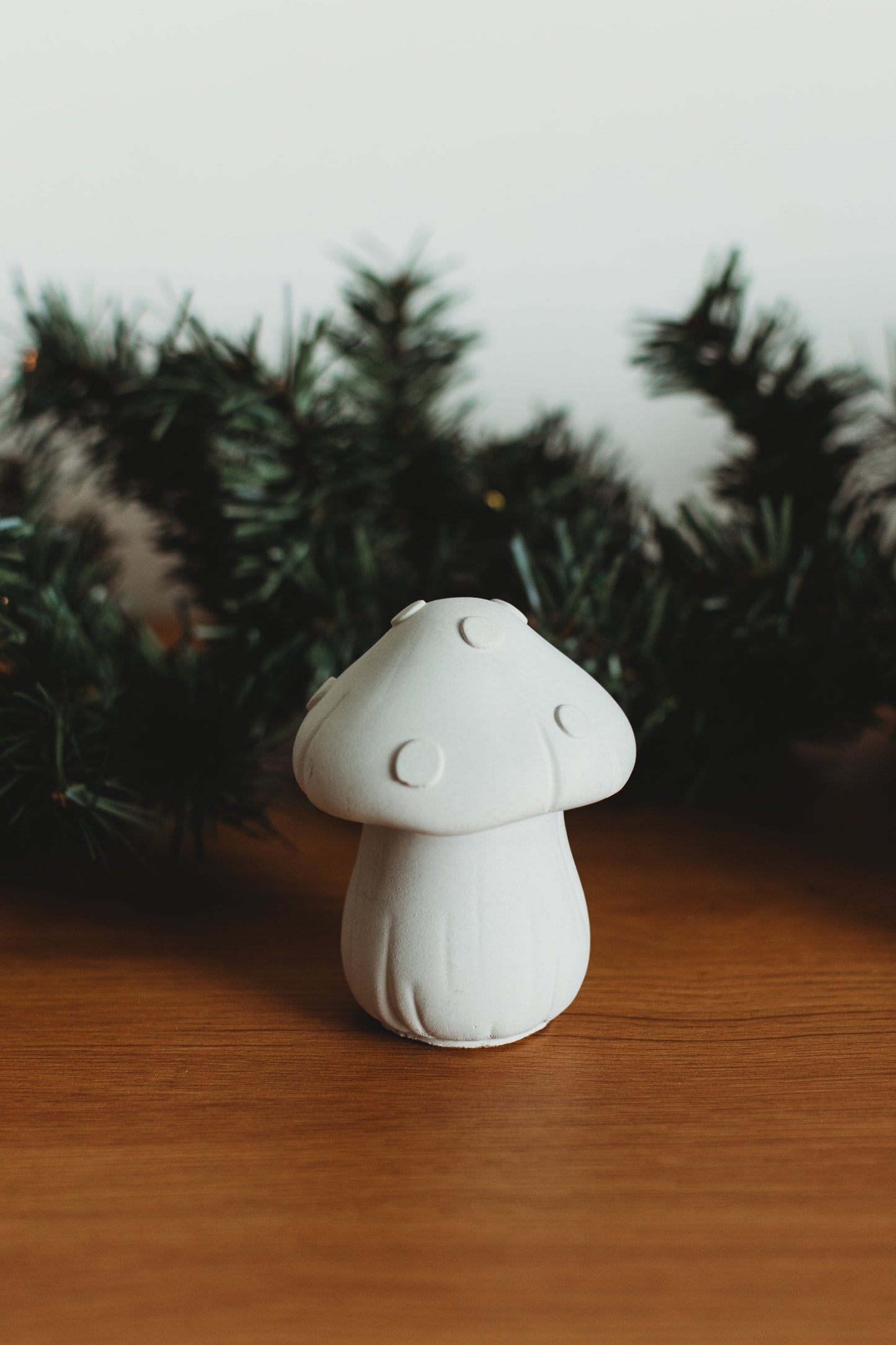 Paint Your Own Mushroom Kit: Handmade Concrete Decor Activity Kit