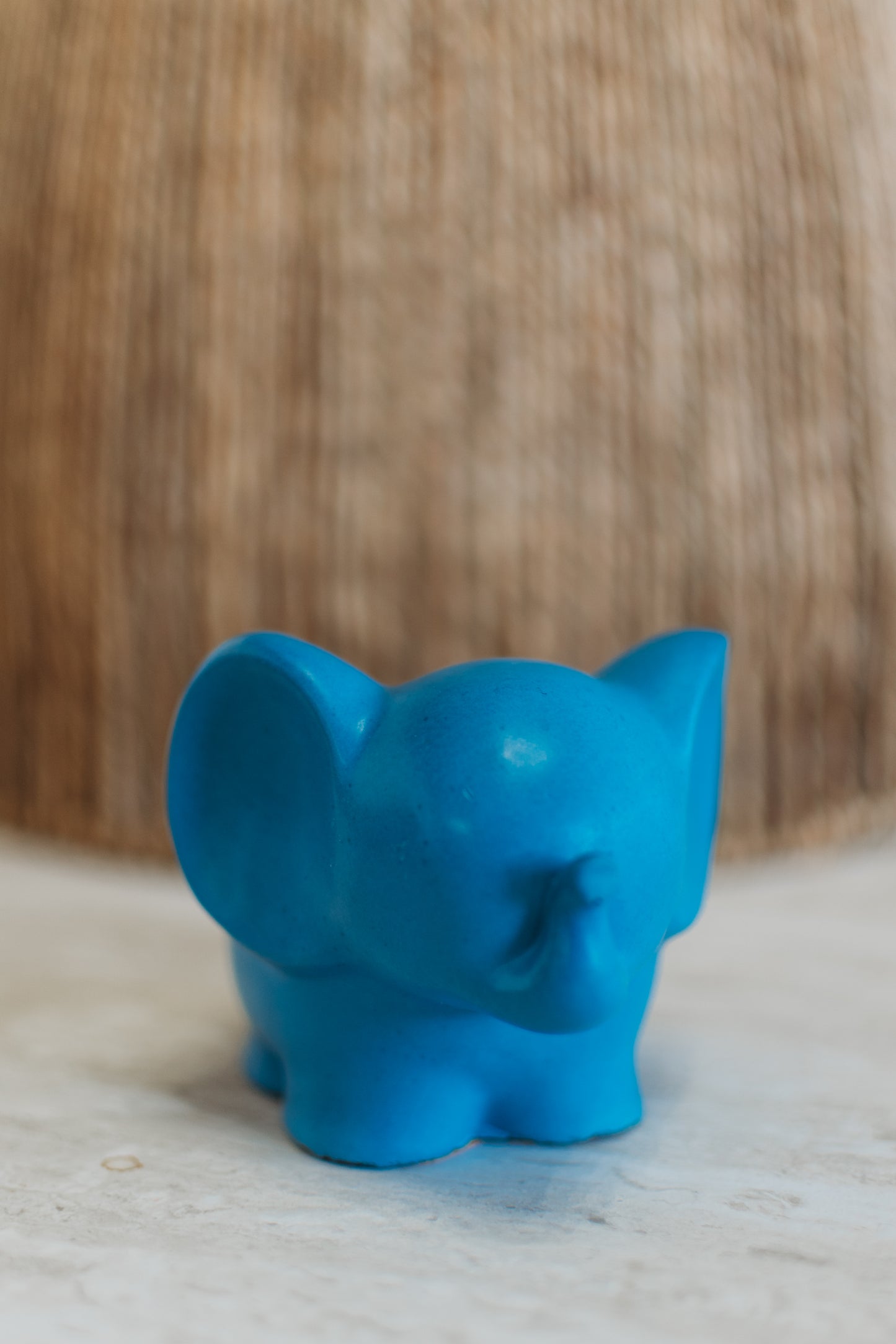 Handmade Concrete Elephant Container: Cement Planter with Air Plant or Pencil Holder