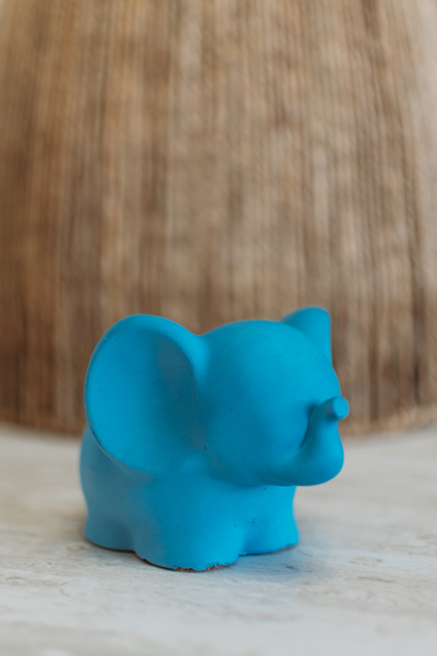 Handmade Concrete Elephant Container: Cement Planter with Air Plant or Pencil Holder
