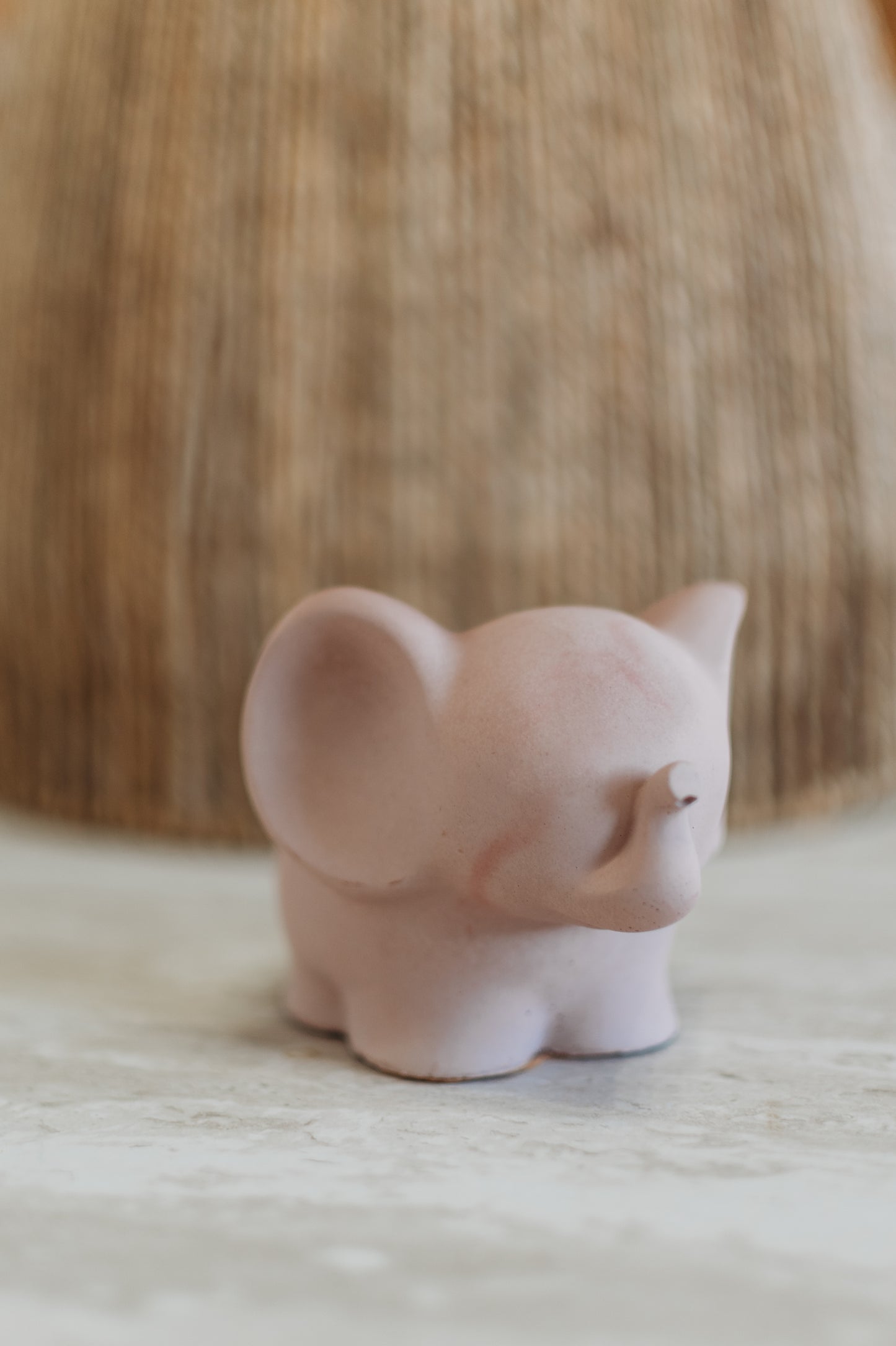 Handmade Concrete Elephant Container: Cement Planter with Air Plant or Pencil Holder
