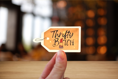 Sassy Stickers for Feisty Friends | Thrift-Themed Stickers