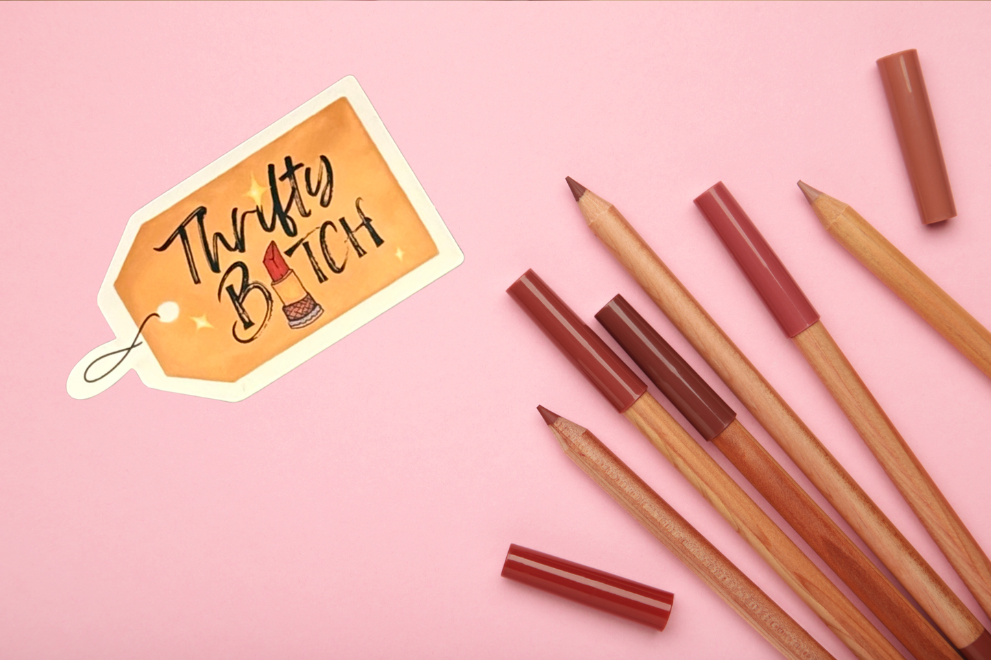 Sassy Stickers for Feisty Friends | Thrift-Themed Stickers