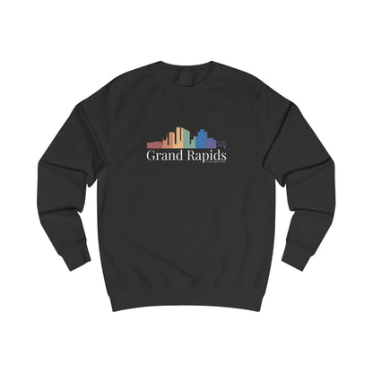 Grand Rapids Michigan Rainbow Skyline Sweatshirt