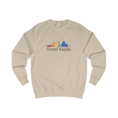 Grand Rapids Michigan Rainbow Skyline Sweatshirt