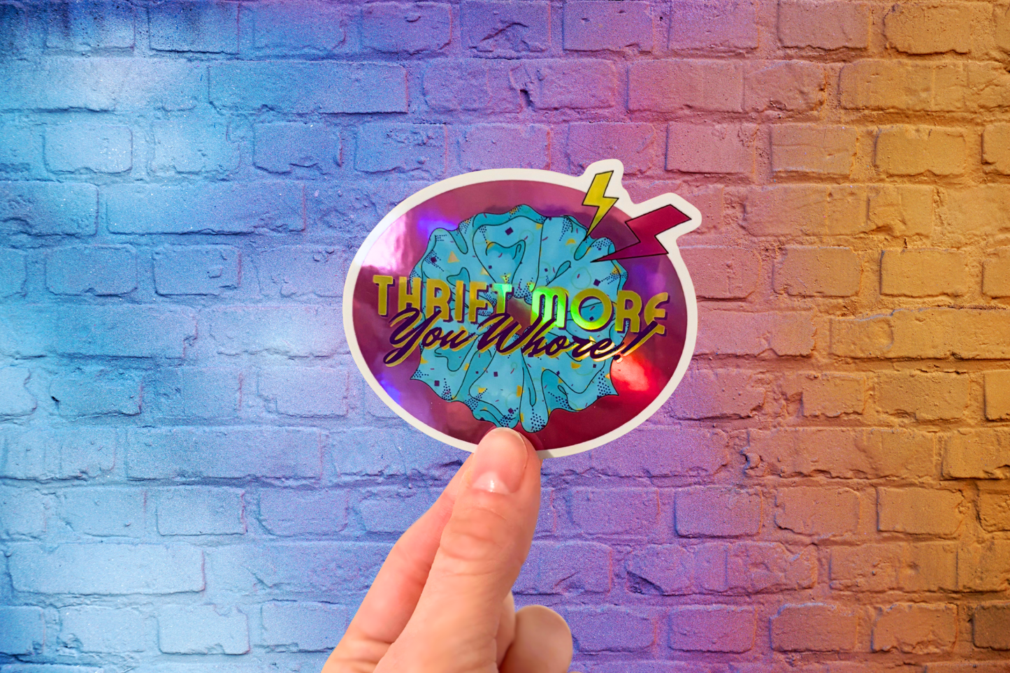 Sassy Stickers for Feisty Friends | Thrift-Themed Stickers