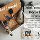 Paint Your Own Jumbo Turtle or Unicorn Decor Kit | Paint Your Own Activity Set | Paint Your Own Handmade Concrete Gift Set