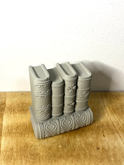 Handmade Concrete Book Decor | Paint Your Own Decor Kit | Paint Your Own Activity Set | Paint Your Own Handmade Concrete Gift Set