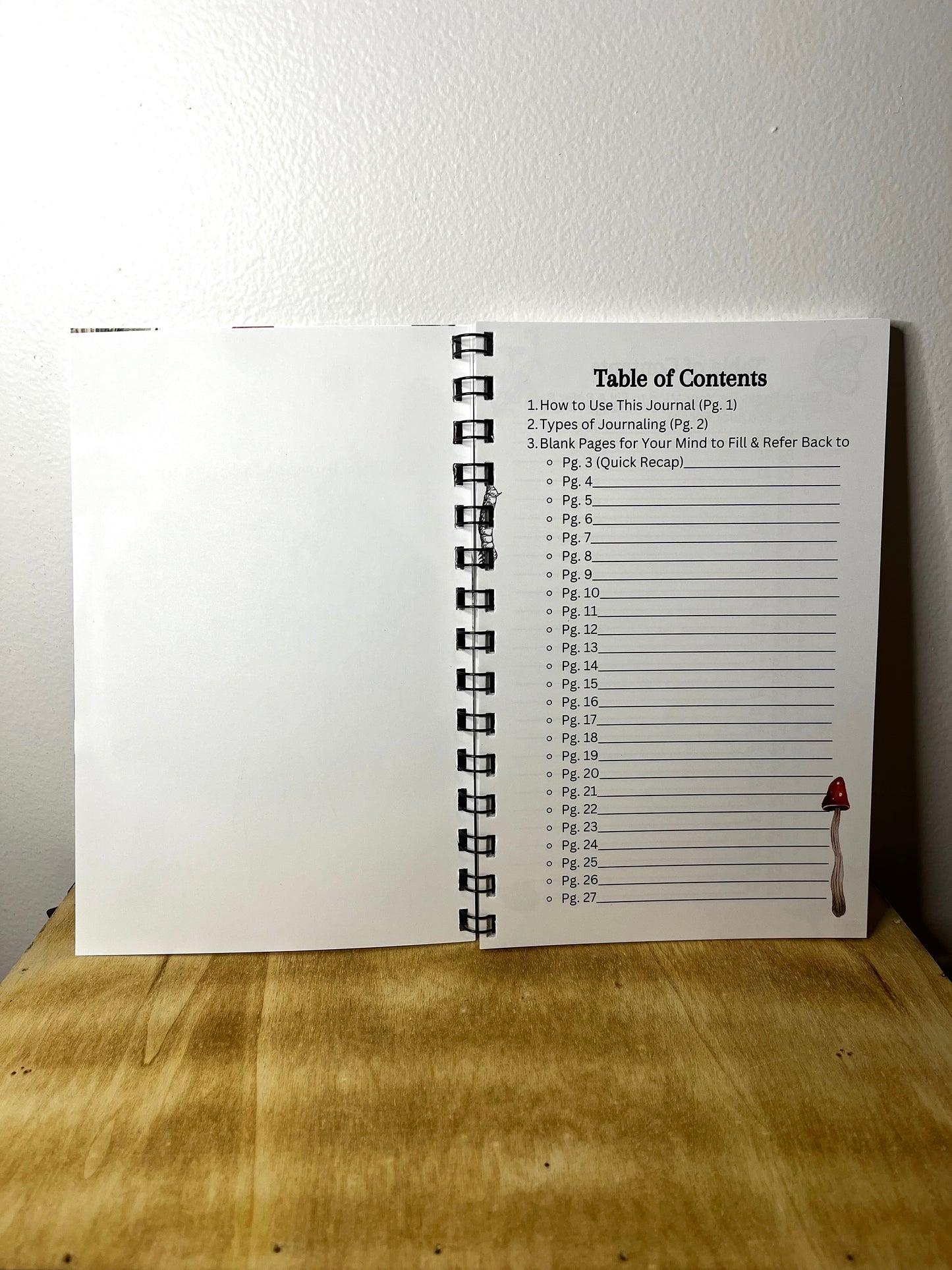 The "What Page Was That On Again?" Journal | An Index Journal with Coloring Content