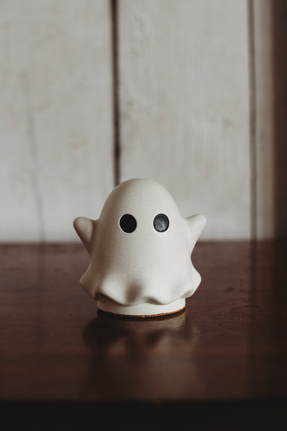 Handmade Ghost Decor | Cute Halloween Decor | Concrete Ghost Figurine