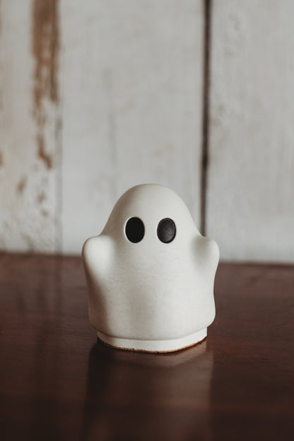 Handmade Ghost Decor | Cute Halloween Decor | Concrete Ghost Figurine
