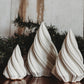 Set of 3 Holiday Trees | Handmade Christmas Decor | Concrete Spiral Trees