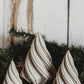 Set of 3 Holiday Trees | Handmade Christmas Decor | Concrete Spiral Trees