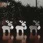 Set of 3 Mini Reindeers | Handmade Concrete Decor | Cute Tabletop Holiday Decor