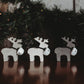 Set of 3 Mini Reindeers | Handmade Concrete Decor | Cute Tabletop Holiday Decor