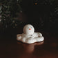 Mini Melting Snowman | Handmade Concrete Snowmen | Cute Tabletop Holiday Decor