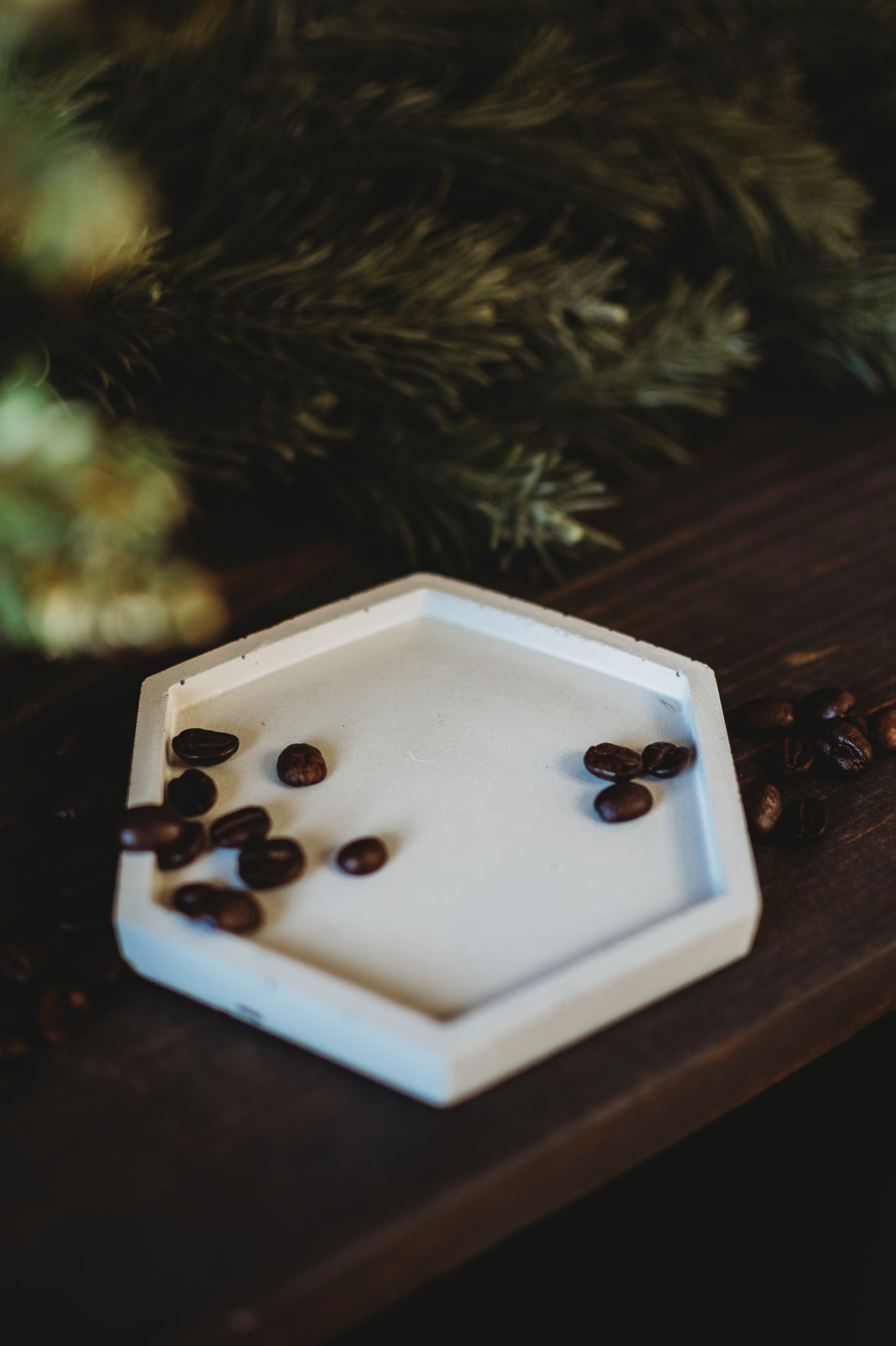 Handmade Concrete Coaster | Candle Coaster | Concrete Trinket Tray