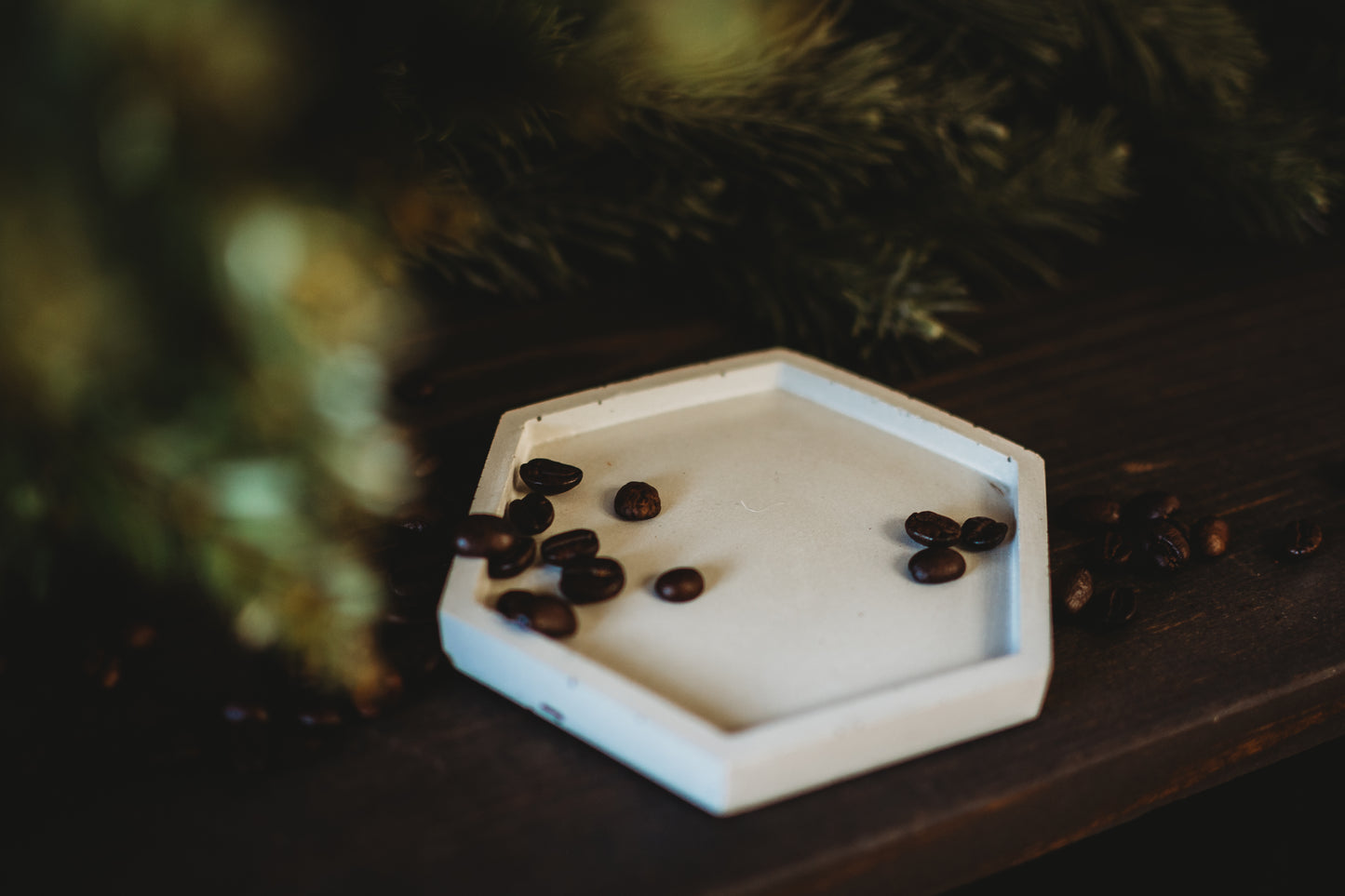 Handmade Concrete Coaster | Candle Coaster | Concrete Trinket Tray