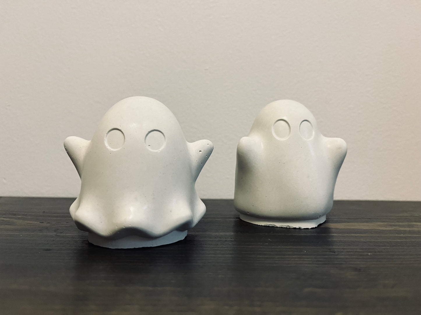 Handmade Ghost Decor | Cute Halloween Decor | Concrete Ghost Figurine