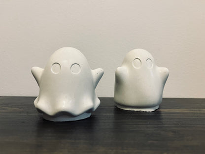 Handmade Ghost Decor | Cute Halloween Decor | Concrete Ghost Figurine